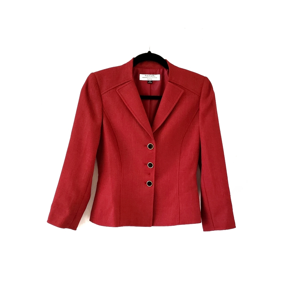 Ellie Tahari Red Blazer
